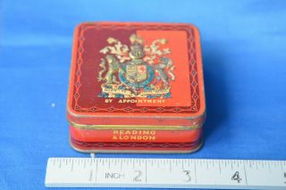 Vintage Huntley & Palmers Biscuits Sample Tin.  By Appointment Design In Vgc