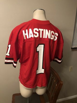 Vintage Georgia Bulldogs Jersey Andre Hasting 80s 90s Sz 46 2
