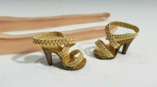 Vintage Madame Alexander Gold High Heels & Stockings For 10 " Cissette