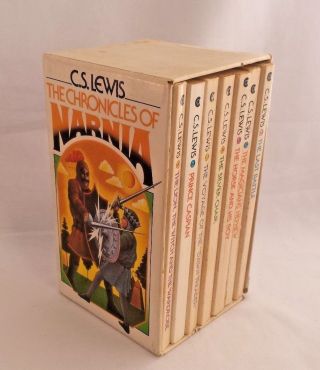 The Chronicles Of Narnia By C.  S.  Lewis 6 Volume Book Set Vintage 1970 Printing