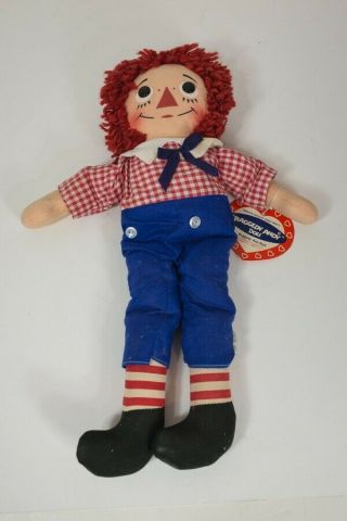 1971 Knickerbocker Raggedy Andy 15” doll w/tag. 2