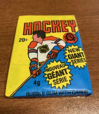 (1) 1980 - 81 O - Pee - Chee Hockey Wax Pack - Mark Messier Psa 10 $5000 Possible.