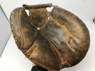Vintage Wilson A2562 Catchers Mitt Baseball Glove Jeff Torborg Edition