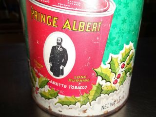 Prince Albert Tobacco Tin Cans Christmas Season 