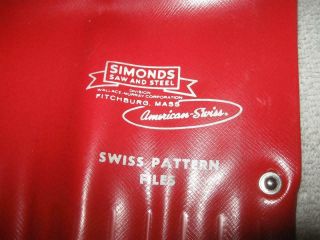 Vintage Simonds Swiss Pattern Needle File 12pc Set,  6 - 1/4 