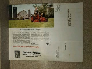 70s Vintage Case Tractor Farm Equipment Construction Dealer Sales Brochure 32pgs 2