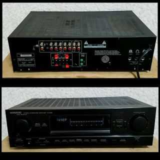Vintage Kenwood Ka - 892 Black Stereo Integrated Amplifier Ac 120 V 60 Hz