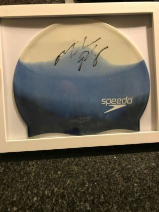 Michael Phelps Signed/autographed Swim Cap With - Usa - Olympics