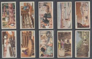 CIGARETTE CARD SET W.  D.  & H.  O.  WILLS LTD,  PRODUCTS OF THE WORLD 1929 (ID:AP445) 3
