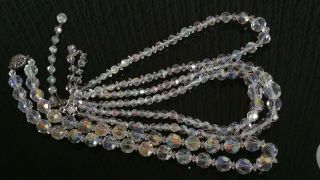 Czech Vintage Aurora Borealis Necklaces Joblot 2