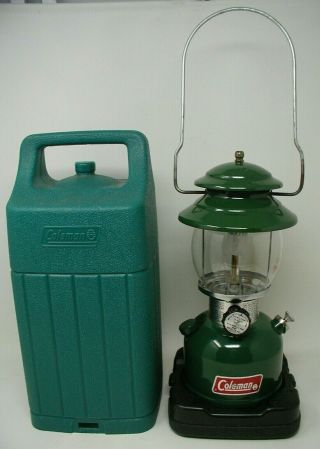 Coleman 200a Green Lantern Wichita Kansas 11/80 C/w Plastic Carry/storage Case
