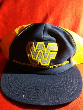 Vintage Wwf Cap World Wrestling Federation