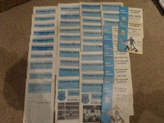 Quantity Of Vintage Tottenham Hotspur Match Programmes