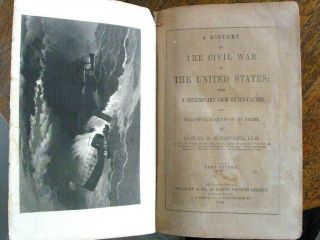 Samuel M Schmucker History Of The Civil War In The United States 1864 Pb Bradley