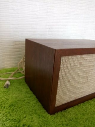 KLH Model Twenty One Vintage Henry Kloss MCM 21 FM Radio w/ Wood Case 3
