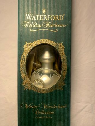 Vintage Waterford Winter Wonderland Holiday Heirloom Christmas Tree Topper