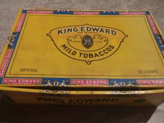 King Edward Cigar Box Storage Tobacciana Advertising Trinkets
