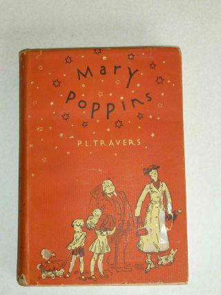 Vintage " Mary Poppins " 1934,  Believed To Be First Us Edition.  P.  L.  Travers.