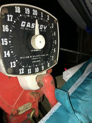 275 Gallon Fuel / Oil Tank With Vintage Gasboy Hand Crank Fuel Pump