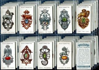 Tobacco Card Set,  Wd & Ho Wills,  Lucky Charm,  Occult,  Star Signs,  1923
