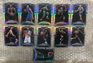 2019 - 20 Panini Prizm Silver Refractor Rookie Cards X11 See Photos All Silver