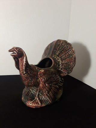 Vintage Shawnee Turkey Planter Thanksgiving Great Colors For The Fall Season