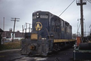 Baltimore & Ohio Railroad Locomotive B&o 6442 Rochester Ny Photo Slide