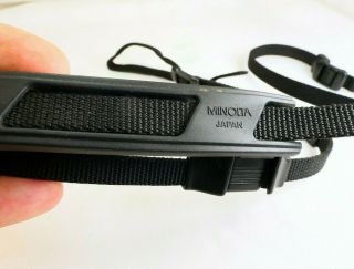 Minolta X - 700 X - 570 X - 370 Camera Shoulder Neck Strap Black Vintage