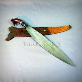 Antique 19th Century Philippine Moro Barong Jungle Knife Sword