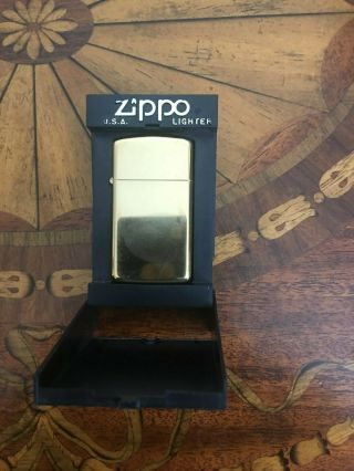 Zippo Brass Lighter Xv Made In Usa Bradford Pa Includes Zippo Case