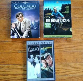 4 Dvd Movie Steve Mcqueen & Classic Films Set - Four Vintage Movies Old Film