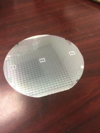 Silicon Wafers: 100mm Vintage Rockwell Circuit Wafers (25pcs) Built On P Type