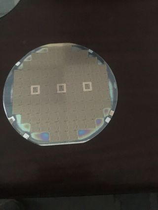 Silicon Wafers: 100mm Vintage Rockwell Circuit Wafers (25pcs) Built On N Type