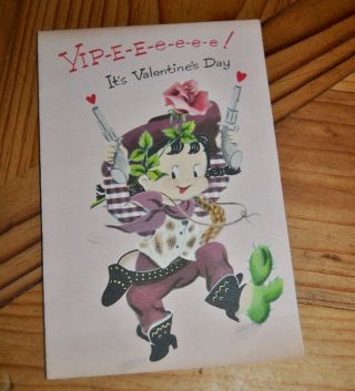 Two Adorable Vintage Norcross Valentine Cards Susie - Q 2