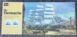 Vintage 1974 Revell Thermopylae Clipper Ship 1/96 Scale: H390 - 1200 Complete Kit
