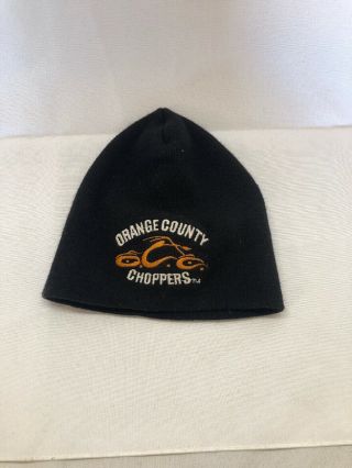 Orange County Choppers Beanie Hat Black Made In Usa