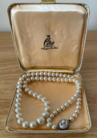 Vintage Ciro Faux? Pearl Necklace