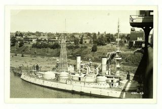 Portland,  Oregon - Historic Battleship " Oregon " Vtg 1930 