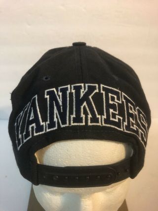 Vintage American Needle York Yankees Blockhead Snapback Hat Cap