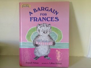 A Bargain For Frances Russell & Lillian Hoban Hc An I Can Read Picture Book