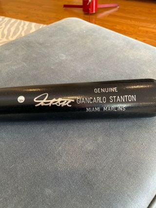 Giancarlo Stanton York Yankees Signed Marucci Game Model Bat