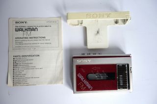 Vintage Sony Walkman Fm Stereo Cassette Player Wm - F10 - - Only
