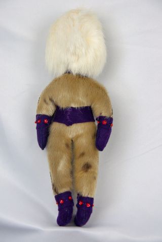 Vintage Alaskan Eskimo Inuit Doll in Sealskin 2