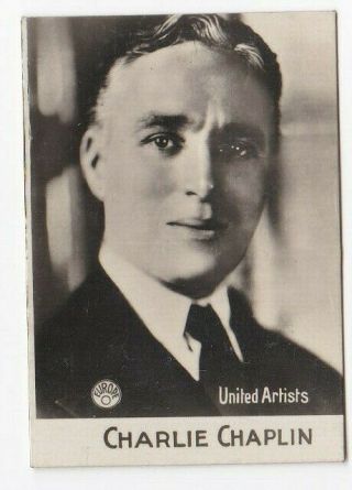Charlie Chaplin Card 36 (a) " Film Favourites " Orami Dresden 1931