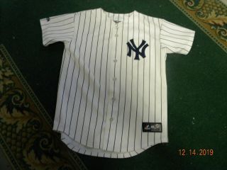 York Yankees Majestic Blank Ruth Jersey - Youth Large