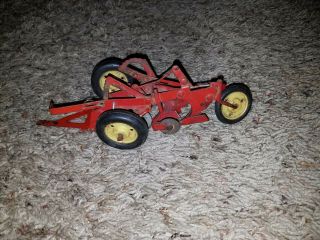 Vintage Tru Scale 1:16 Scale 2 Bottom Plow Tractor Accessory Made In Usa