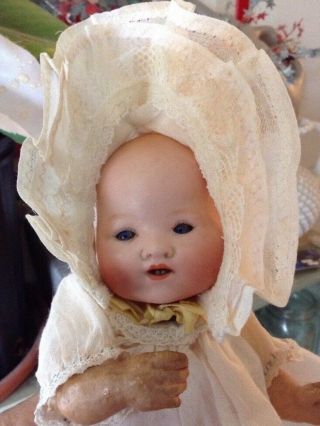 Antique German Baby Doll 9 Inches Tall A & M