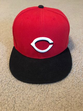 Era 59fifty 7 1/4 Cincinnati Reds Hat Cap Flat Bill Fitted Baseball Mlb
