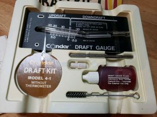 Vintage Condar Draft Kit - Fine Tune Stoves / Fireplaces Gauge