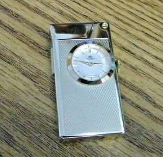 Fine Vintage 1960s Bucherer Switzerland Swiss Made Watch Lighter Euc